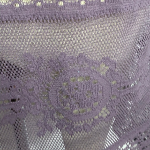 Free People lacy Cover up in purple - Picture 6 of 9